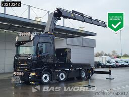 Scania S660 8X2 HMF 9520OK-RCS Crane Kran Fifth wheel ...