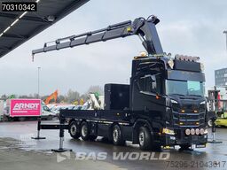 Scania S660 8X2 HMF 9520OK-RCS Crane Kran Fifth wheel ...