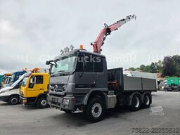 MERCEDES-BENZ Actros 2860 V8 6X4 / wechsel SZM+Pritsche / Kran