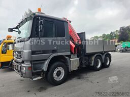 MERCEDES-BENZ Actros 2860 V8 6X4 / wechsel SZM+Pritsche / Kran