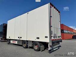 Limetec Box trailer. Full side opening.