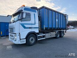 Volvo FH500 6x2 hook truck with 24t joab hook, 35m³ cont