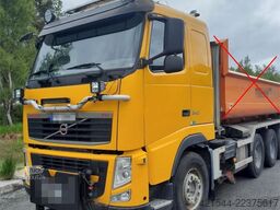 Volvo Fh540 8x4 plow rigged hook truck w/ 22T hook, two