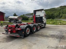 Volvo FH540 8x4 plow rigged hook truck w/ underlying bla
