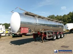 Crane Fruehauf Chemical ACID tank inox 30 m3 / 1 comp