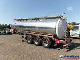 Crane Fruehauf Chemical ACID tank inox 30 m3 / 1 comp