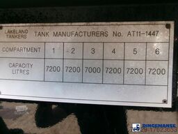 Lakeland Fuel tank alu 43 m3 / 6 comp