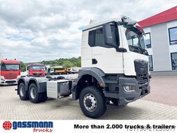 MAN TGS 33.480 6x6 BB CH, Hohe Bauart, Stahlmulde ca.