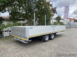 Möslein THT 11- G 6,2  Tandem Pritsche- Tieflader mit Rungentaschen