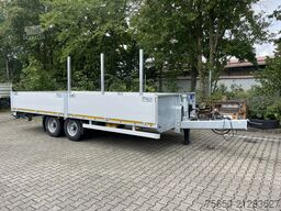 Möslein THT 11- G 6,2  Tandem Pritsche- Tieflader mit Rungentaschen