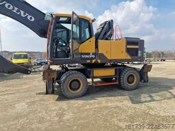 Volvo EW240E wheeled excavator