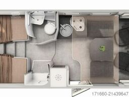 HYMER/ERIBA GT-S 685 HUBBETT, 160AH LI, TV, ROUTER, MARKISE