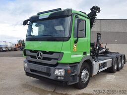 Mercedes-Benz Actros 3236 Hooklift + Hiabcrane