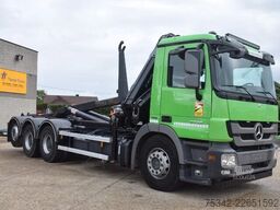 Mercedes-Benz Actros 3236 Hooklift + Hiabcrane