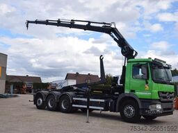 Mercedes-Benz Actros 3236 Hooklift + Hiabcrane