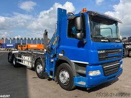 DAF FAX 85 CF 360 8x2 Euro 5 Hiab 16 Tonmeter laadk...