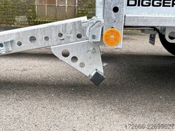 Brian James Trailers DIGGER PLANT 543-2813-27-2-13 | EINZELRAMPEN 280X130CM 2700KG BAUMASCHINENANHÄNGER