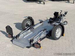 Lorries MT-1 | FAHRRADTÄGER | HINTERRADFÜHRUNG 238X104CM 750KG 1ER MOTORRADANHÄNGER