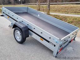 Martz Kastenanhänger Tieflader 750kg 264cm x 126cm kippbar NEU