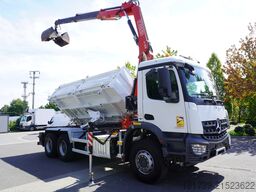 Mercedes-Benz Arocs 2636 / 6x4 / HDS Fassi / 3-Way Tip