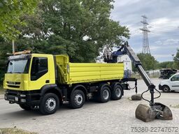 iveco Stralis AD340T41  8x4 *KLIMA*PENZ 10.83H Kran*