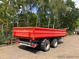 Möslein TTD 19 Schwebheim  19 t Tandemkipper- Tieflader, Breitbereifung