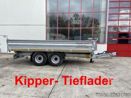 Möslein TTD 14 Schwebheim  14 t Tandemkipper Tieflader Breite Reifen-- Neufahrzeug --