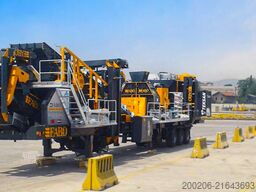 FABO crusher 80-100 TPH Mobile Jaw Crusher