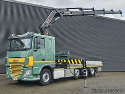 DAF XF 460 8x2 / HIAB CRANE + REMOTE / KRAN / GRUA
