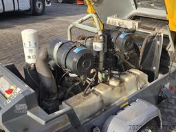 Atlas Copco XAS 68 KDG Kompressor mit Generator 12 KVA einsatzbereit 7 bar 3000rpm speed