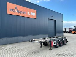 Van Hool 3-ASSIGE OPLEGGER 20FT ADR chassis / empty weig...