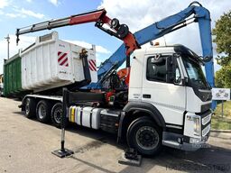 Volvo FM 420 8x2 HOOKLIFT + CRANE PALFINGER PK19.001 ...