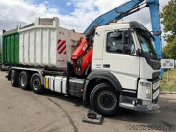 Volvo FM 420 8x2 HOOKLIFT + CRANE PALFINGER PK19.001 ...