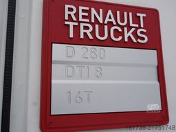 Renault D280 16T / Box truck 18 EPAL / Tail lift