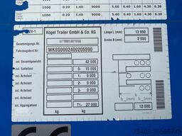 Kögel S24-1 / Tautliner / SAF + Disc / 1x Lift Axle