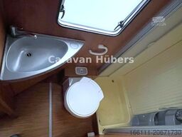 CARADO T 348 - Hub/Festbett - Klima - Garage -