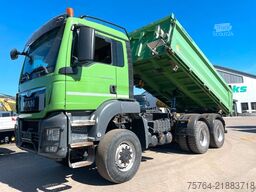 MAN TGS 26.460 / Meiller Stahl 3-Seitenkipper/6x6/AP
