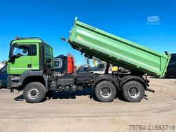 MAN TGS 26.460 / Meiller Stahl 3-Seitenkipper/6x6/AP