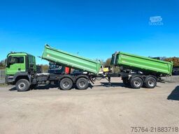 MAN TGS 26.460 / Meiller Stahl 3-Seitenkipper/6x6/AP