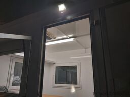 Respo mobiles Büro Pausenraum Überwachung mit Toilette Isoliert Heizung Klima Licht Teeküche verfügbar