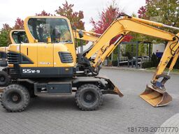 Hyundai Robex 55W-9 Wheeled Excavator 5.5t / 2pc