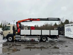 Volvo FM 11.330 4x2, Flatbed-truck with 18t/m Crane, ...