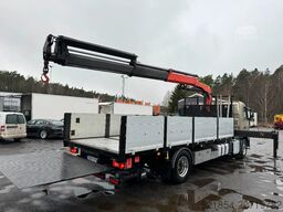Volvo FM 11.330 4x2, Flatbed-truck with 18t/m Crane, ...