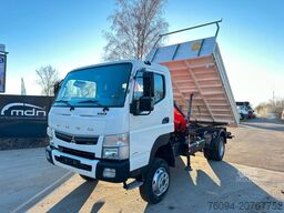FUSO Canter 7C18 4x4 Kipper KRAN 11m Greifer AHK