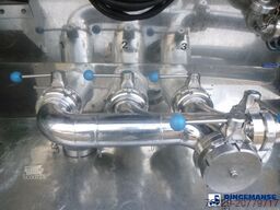 L.A.G. Food tank inox 32 m3 / 3 comp + pump, steaming ...