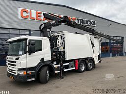 Scania P 250 Euro 6 Hiab 21 Tonmeter laadkraan Just 14...