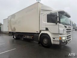 Scania P280 Box truck with full side opening and tail lif