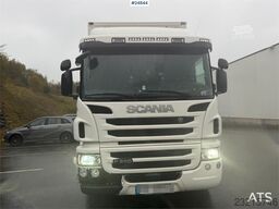 Scania P280 Box truck with full side opening and tail lif