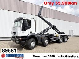 Abrollkipper Iveco Trakker AD340T41/P 8x4, EEV, Standklima