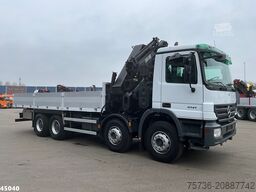 Mercedes-Benz Actros 4141 8x4 manual Hiab 32 Tonmeter laadkra...
